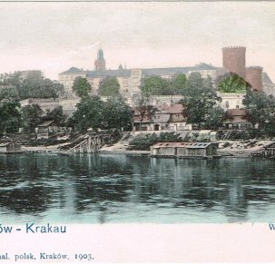 Osada Rybaki pod Wawelem pod koniec swego istnienia