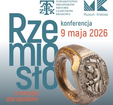 Pierścień z wizerunkiem rzemieślnika.