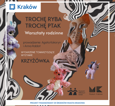 Kolorowa abstrakcyjna grafika promująca wydarzenie.