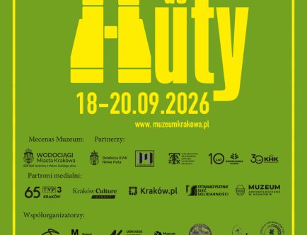 Plakat promujący wydarzenie z logotypami partnerów.