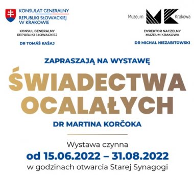 Baner reklamujący wystawę